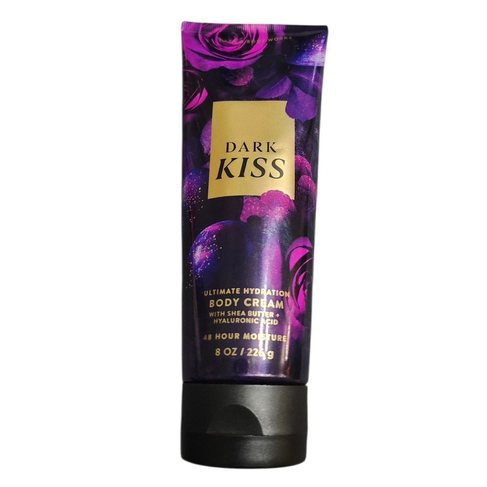 Bath & Body Works Dark Kiss Ultimate Hydration Body Cream 8 oz Retired Packaging